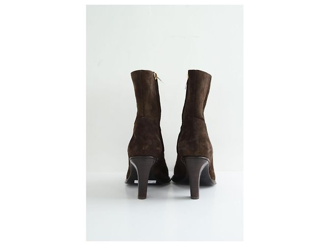 Botas de ante marrones Free Lance talla 37 Castaño - vista 2