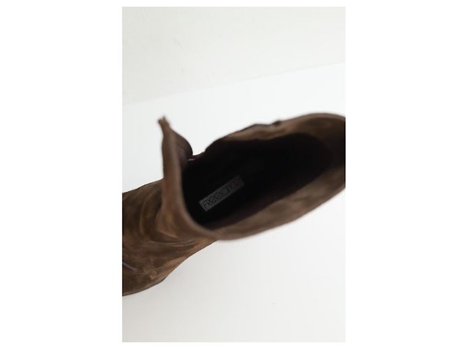 Botas de ante marrones Free Lance talla 37 Castaño - vista 4