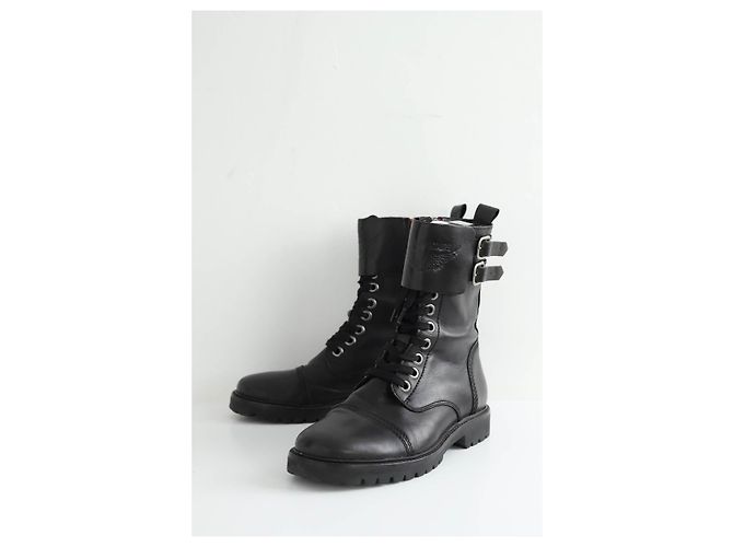 Zadig & Voltaire Scarpe in pelle con lacci - vista 3