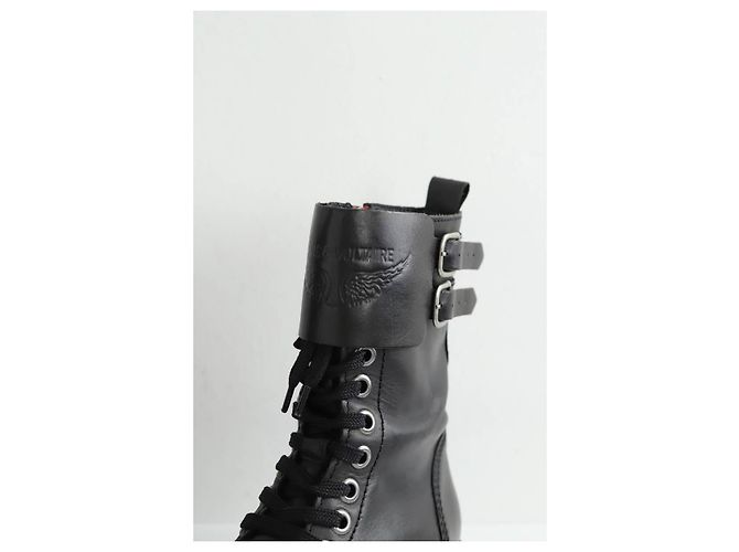 Zadig & Voltaire Scarpe in pelle con lacci - vista 4