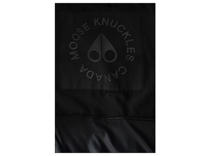 Moose Knuckles Baumwolljacke Schwarz - Ansicht 4