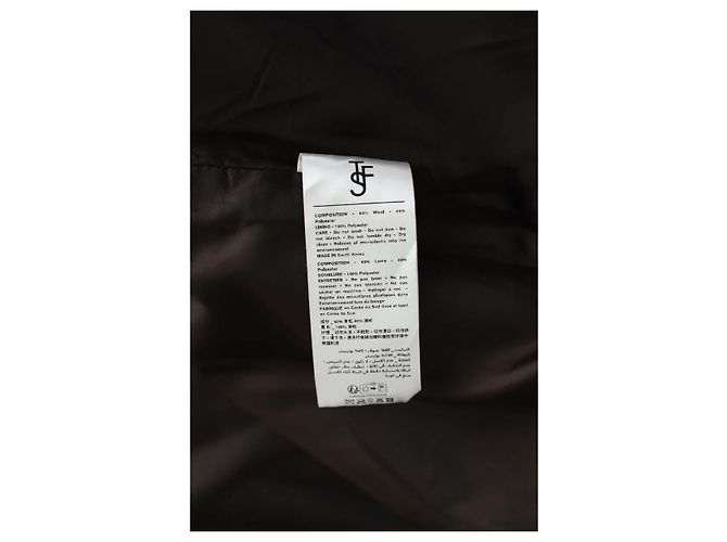 Autre Marque Blazer de lana Castaño - vista 6