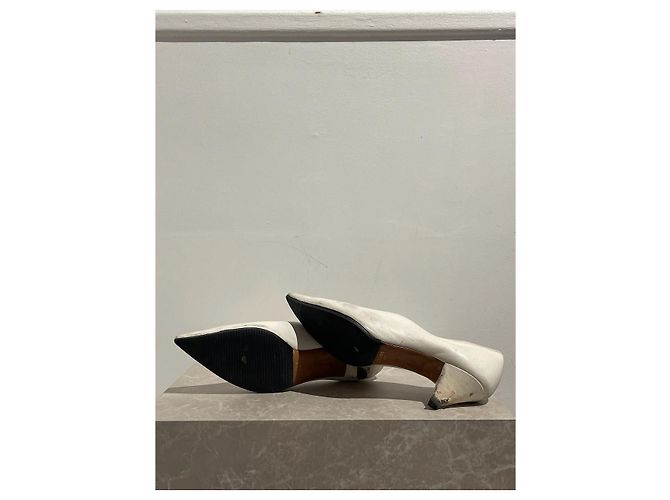 Céline Tacchi CELINE T.EU 38 Pelle Bianco - vista 5
