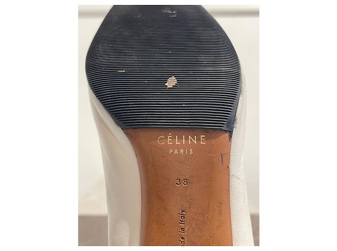 Céline Tacchi CELINE T.EU 38 Pelle Bianco - vista 7