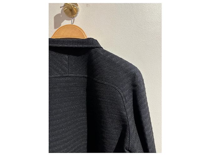Chaquetas CHANEL T.International L Algodón Negro - vista 6