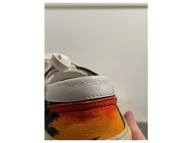 Sunset Sneaker SAINT LAURENT T.EU 37 Stoff Orange - Ansicht 10