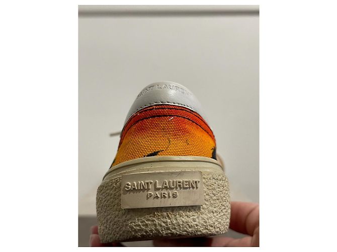 Sunset Sneaker SAINT LAURENT T.EU 37 Stoff Orange - Ansicht 6