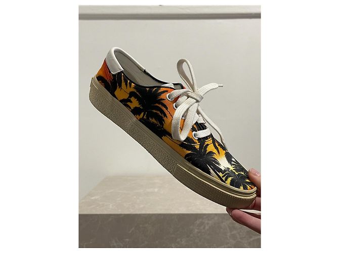 Sunset Sneaker SAINT LAURENT T.EU 37 Stoff Orange - Ansicht 7