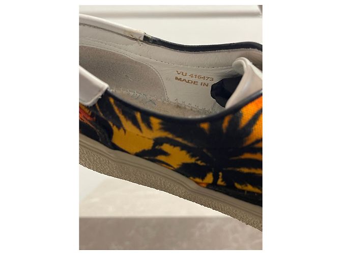 Sunset Sneaker SAINT LAURENT T.EU 37 Stoff Orange - Ansicht 9