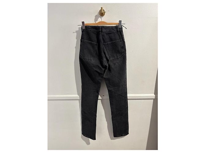 Jeans BALENCIAGA T.FR 34 Algodón Negro - vista 4