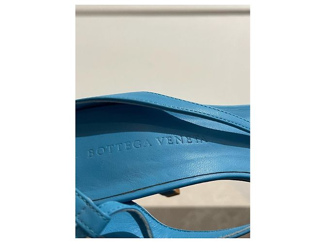 Sandali BOTTEGA VENETA T.EU 38 Pelle Blu - vista 6