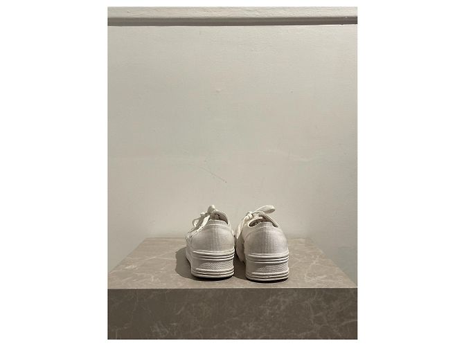 Céline Sneaker CELINE T.EU 38 Stoff Weiß - Ansicht 7