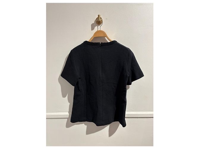 CHANEL Tops T.International L Algodón Negro - vista 4