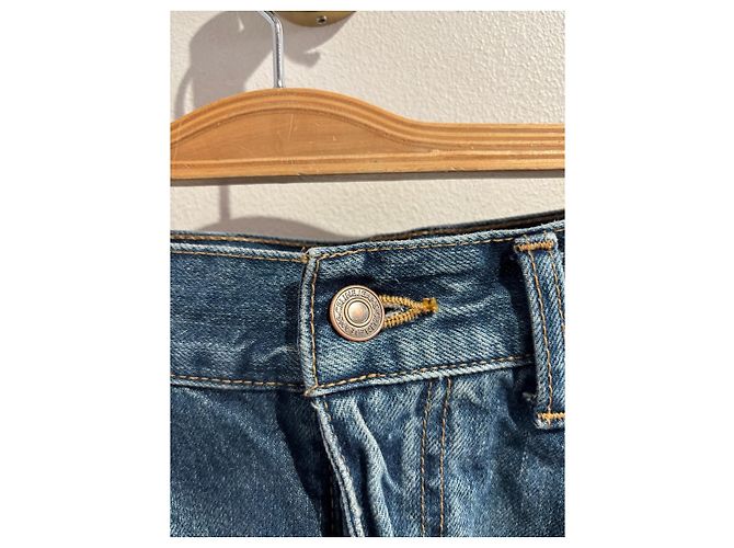 Céline CELINE Shorts T.International S Algodón Azul - vista 2