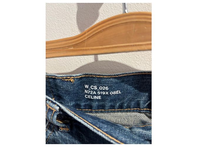 Céline CELINE Shorts T.International S Algodón Azul - vista 3