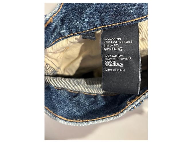 Céline CELINE Shorts T.International S Algodón Azul - vista 6