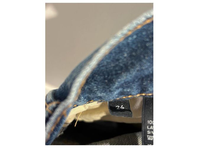 Céline CELINE Shorts T.International S Algodón Azul - vista 7
