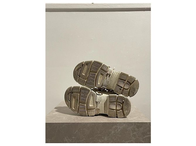 Sneakers GUCCI T.EU 38 Pelle Bianco - vista 5