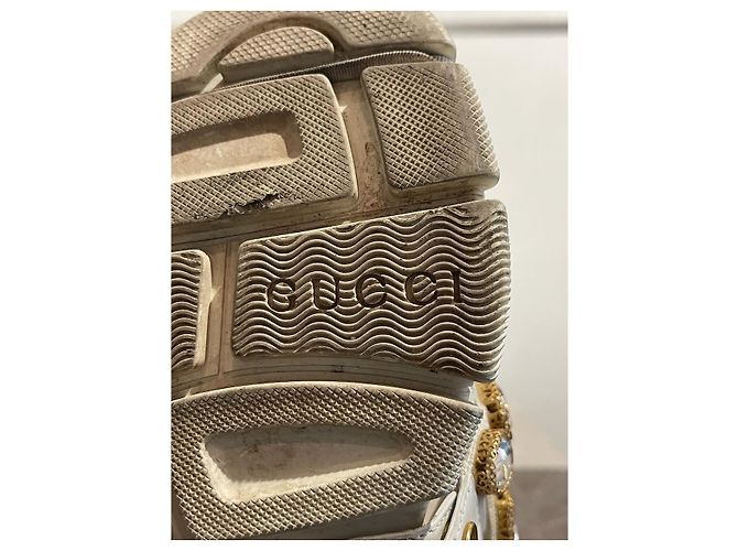 Sneakers GUCCI T.EU 38 Pelle Bianco - vista 7
