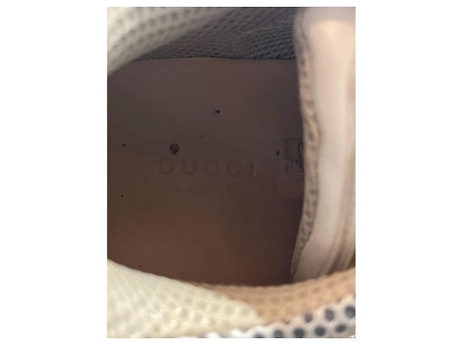 Sneakers GUCCI T.EU 38 Pelle Bianco - vista 8