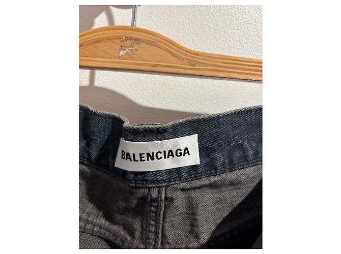 Faldas BALENCIAGA T.International S Algodón Negro - vista 6