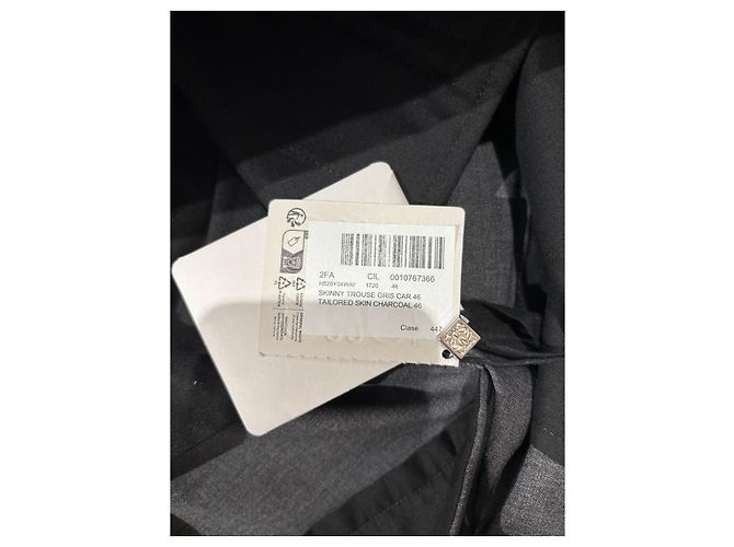 Pantaloni LOEWE T.FR 46 Cotone Grigio - vista 10