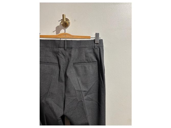 Pantaloni LOEWE T.FR 46 Cotone Grigio - vista 6