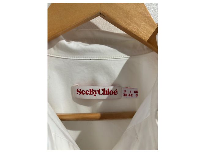 See by Chloé SEE BY CHLOE Tops T.Internacional M Algodón Blanco - vista 3