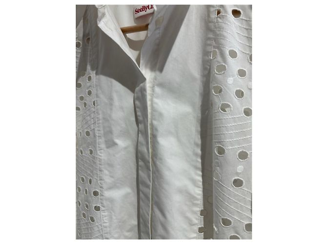 See by Chloé SEE BY CHLOE Tops T.Internacional M Algodón Blanco - vista 4
