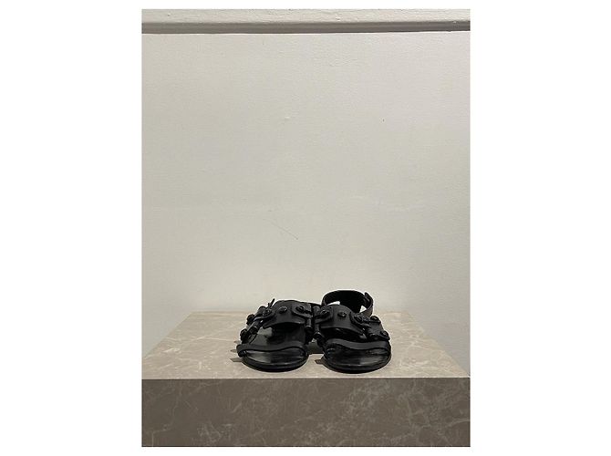 Sandali LANVIN T.EU 37 Pelle Nero - vista 3