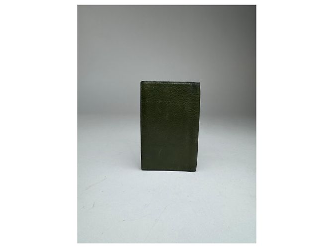Vintage Givenchy Leather Card Holder Green - view 3