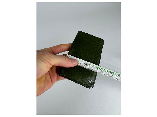 Vintage Givenchy Leather Card Holder Green - view 8