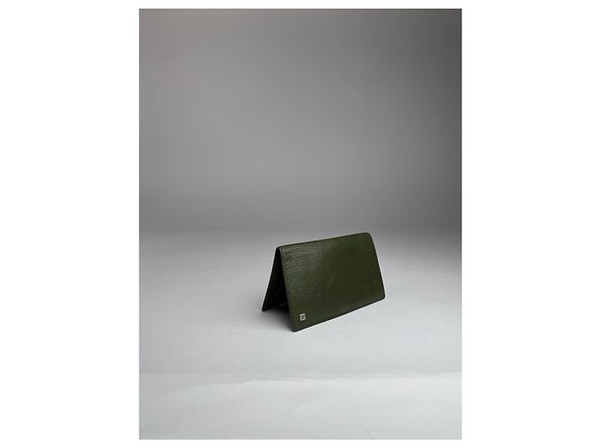 Vintage Givenchy Leather Card Holder Green - view 9