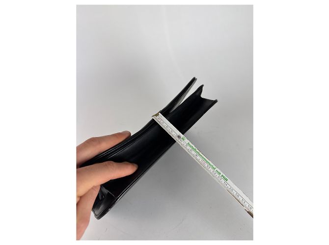 Clutch in pelle vintage Givenchy nera Nero - vista 14