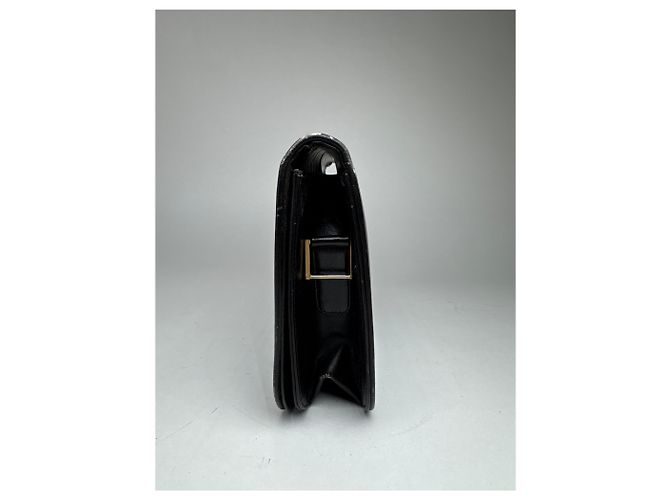 Clutch in pelle vintage Givenchy nera Nero - vista 3