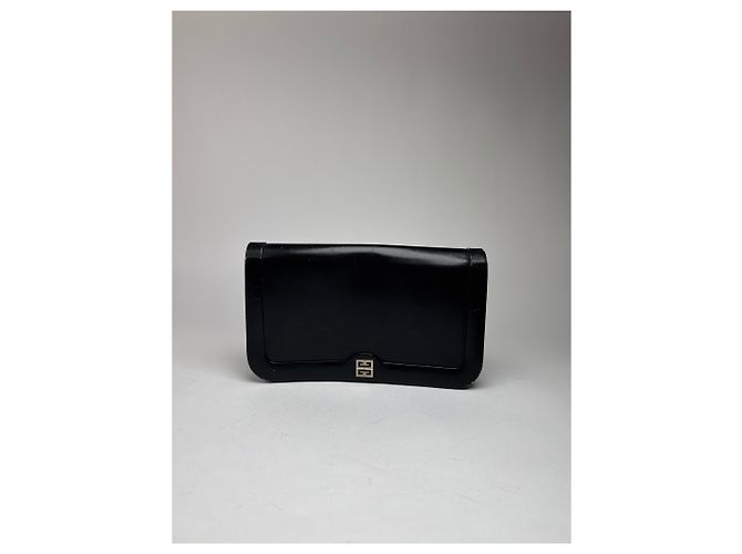 Clutch in pelle vintage Givenchy nera Nero - vista 6