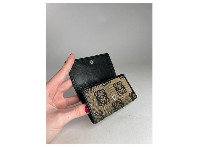 Vintage Loewe Madrid Monogram Key Holder Brown - view 10