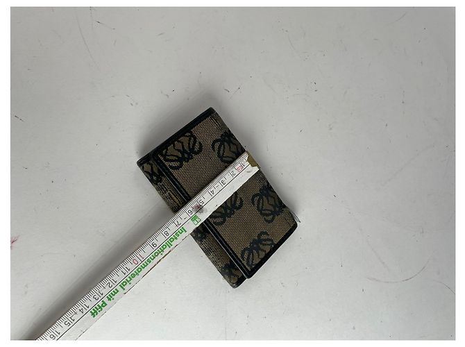 Vintage Loewe Madrid Monogram Key Holder Brown - view 12