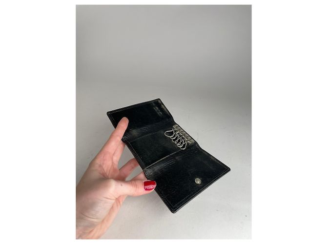 Vintage Loewe Madrid Monogram Key Holder Brown - view 4