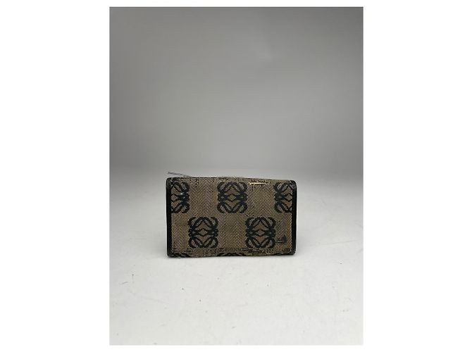 Vintage Loewe Madrid Monogram Key Holder Brown - view 5
