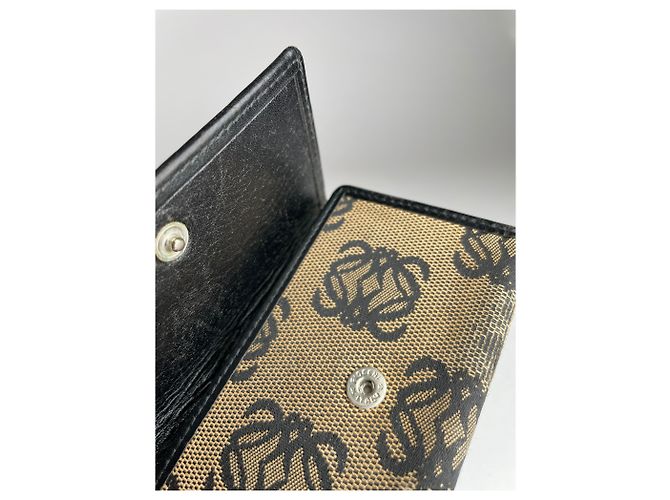 Vintage Loewe Madrid Monogram Key Holder Brown - view 6