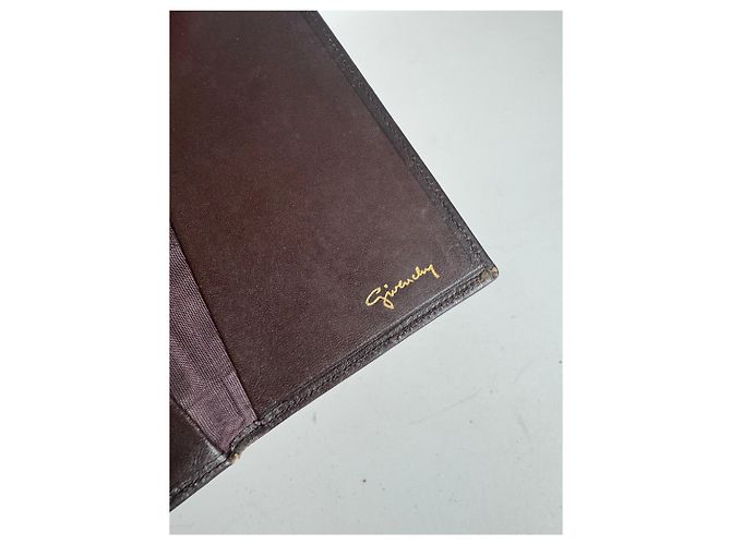 Vintage Givenchy Leather Card Holder Brown - view 5