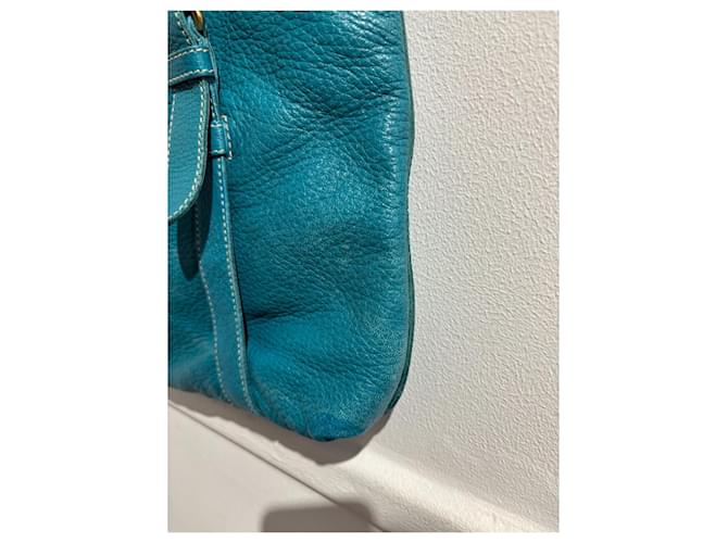 PRADA Bolsos T. Cuero Azul - vista 12