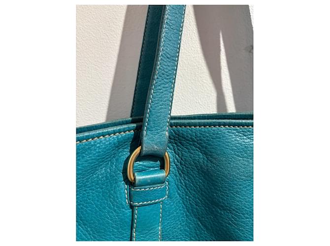 PRADA Bolsos T. Cuero Azul - vista 16