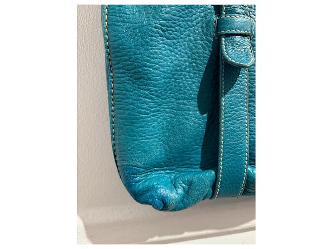 PRADA Bolsos T. Cuero Azul - vista 9