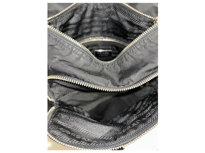 Double PRADA Handtaschen T. Synthetisch Schwarz - Ansicht 12
