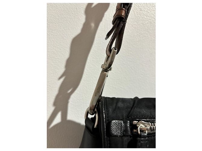 Double PRADA Handtaschen T. Synthetisch Schwarz - Ansicht 7