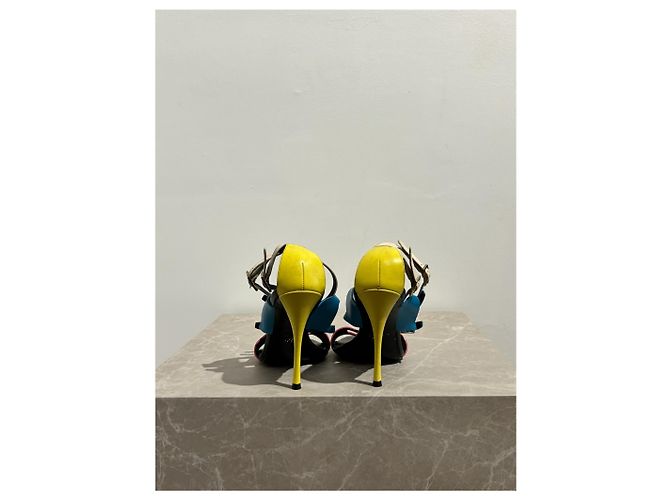 Sandali ROGER VIVIER T.EU 37 Pelle Multicolore - vista 7