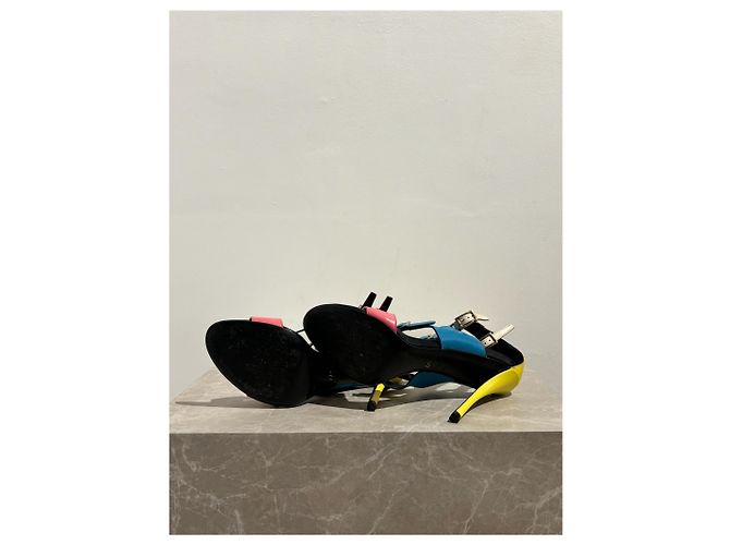 Sandali ROGER VIVIER T.EU 37 Pelle Multicolore - vista 8