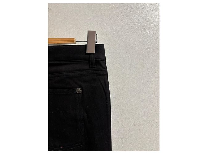 Jeans CHANEL T.FR 42 Algodão Preto - vista 4